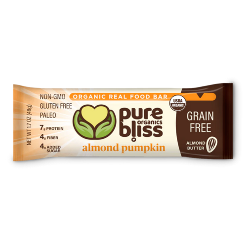 Pure Bliss Almond Pumpkin Bar, 1.7oz.