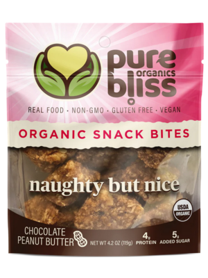 Pure Bliss Pure Bliss Organic Naughty But Nice Bites, 4.8oz.
