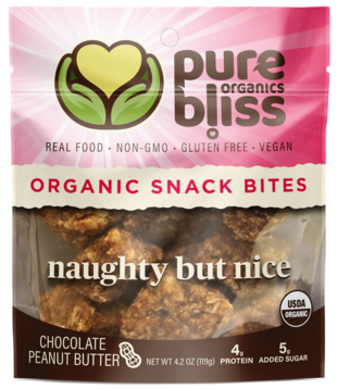 Pure Bliss Organic Naughty But Nice Bites, 4.8oz.