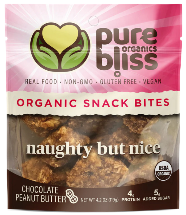 Pure Bliss Pure Bliss Organic Naughty But Nice Bites, 4.8oz.