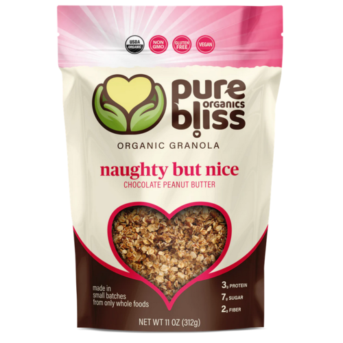 Pure Bliss Pure Bliss Organic Naughty But Nice Granola, 12oz.