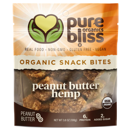 Pure Bliss Pure Bliss Organic PB Hemp Bites, 4oz.