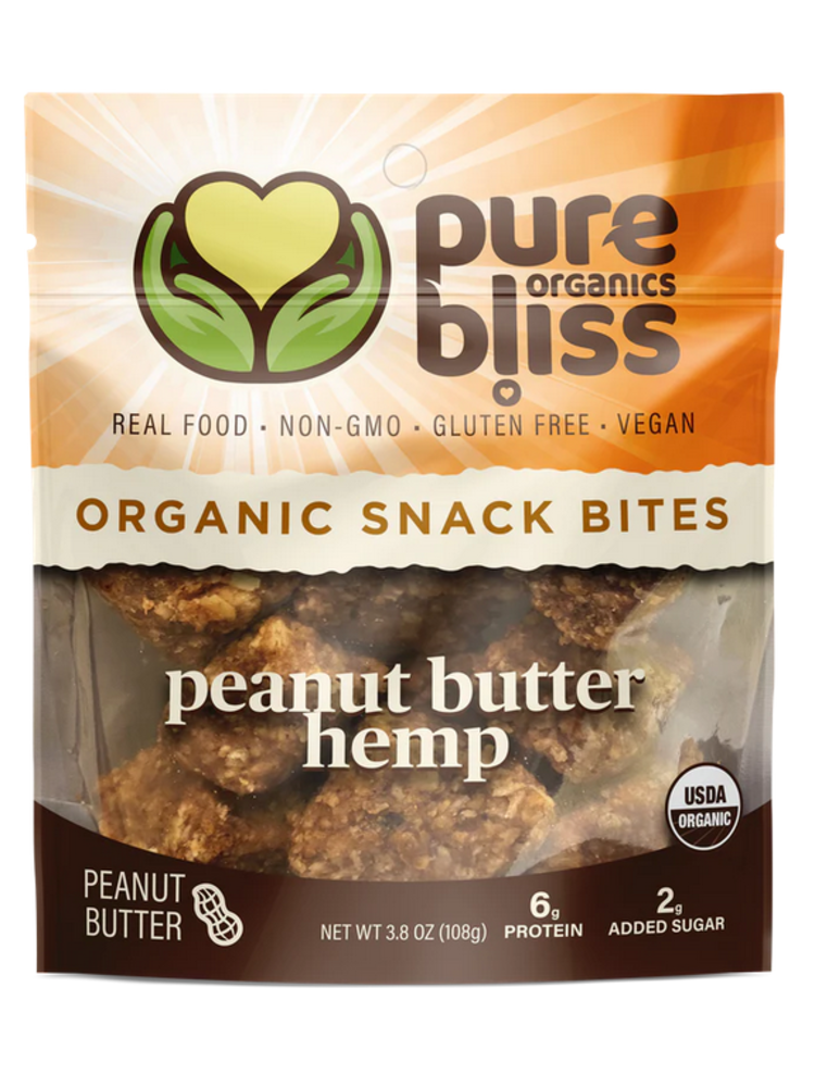 Pure Bliss Pure Bliss Organic PB Hemp Bites, 4oz.