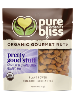 Pure Bliss Pure Bliss Organics Pretty Good Stuff Nut Mix, 4.0oz.