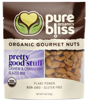Pure Bliss Organics Pretty Good Stuff Nut Mix, 4.0oz.