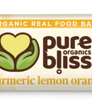 Pure Bliss Turmeric Lemon Orange Bar, 1.7oz.