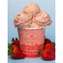 Rockhouse Creamery, Ice Cream, Strawberry, 16oz.