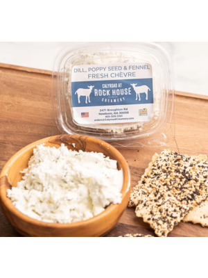 Rockhouse Creamery, Cheese Dill Chevre, 6 oz