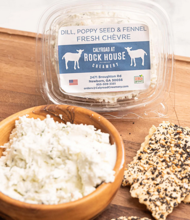 Rockhouse Creamery Cheese, Dill Chevre, 6oz.