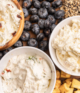 Rockhouse Creamery Cheese, Sundried Tomato Basil Garlic Chevre, 6oz.