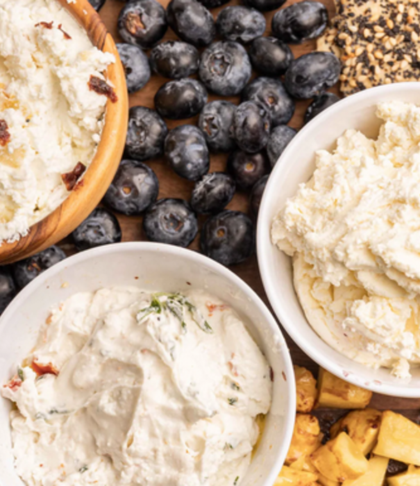 Rockhouse Creamery Cheese, Sundried Tomato Basil Garlic Chevre, 6oz.