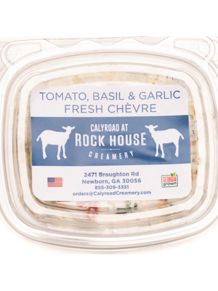 Rockhouse Creamery, Cheese Sundried Tomato Basil Garlic Chevre, 6 oz