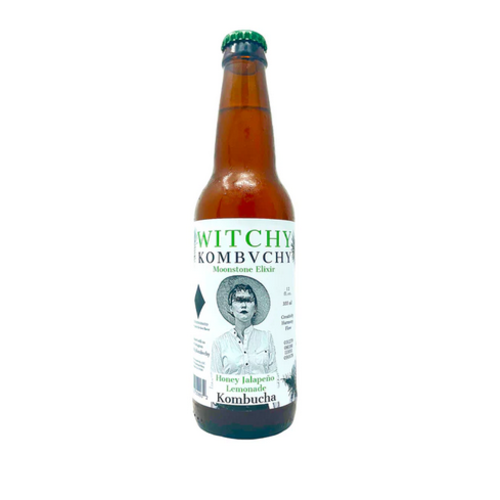 Witchy Kombvchy, Jalapeno Lemonade Elixir, with CBD 12oz