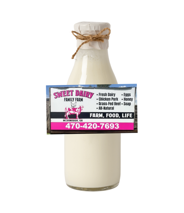 Sweet Dairy Farms, Raw Cream pint