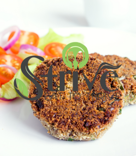 Strive Foods Sundried Tomato and Lentil Burger