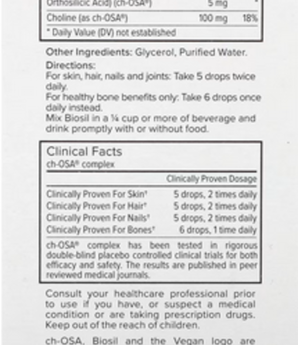 Biosil Adv. Collagen Generator, 1oz.