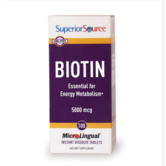 Superior Source Biotin 5000mcg, 100t -DISCO