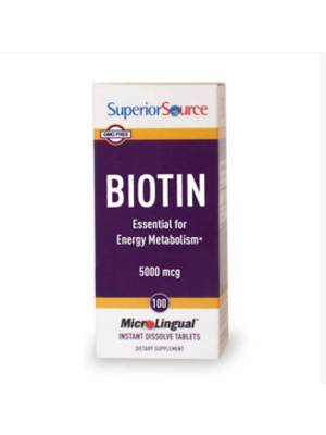 Superior Source Biotin 5000mcg, 100t