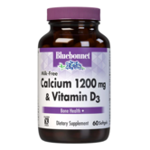 Bluebonnet Milk-Free Calcium 1200mg + Vit D3, 60sg
