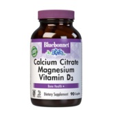 Bluebonnet Cal Citrate Magnesium + Vit D3, 90cp.