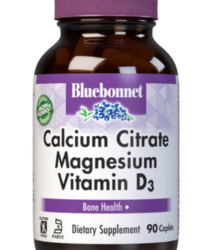 Bluebonnet Cal Citrate Magnesium + Vit D3, 90cp.