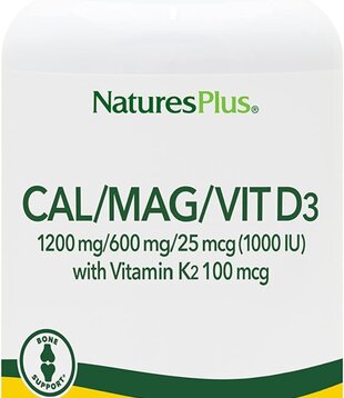 Natures Plus Cal/Mag with D3/K2, 90t