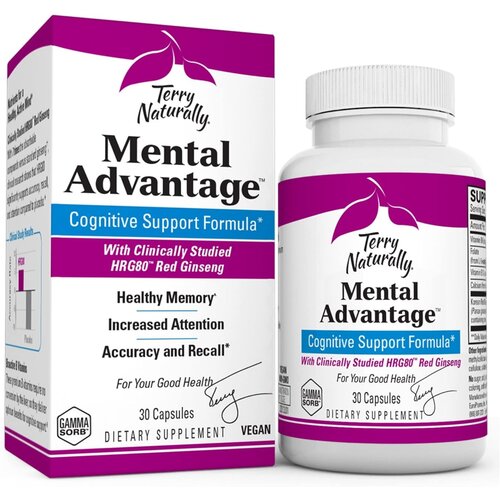 TERRY NATURALLY Terry Naturally Mental Advantage, Cognitive Support, 30cp.