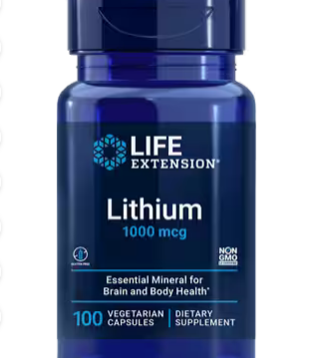 Life Extension Lithium, 100cp