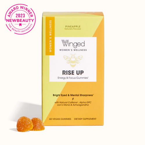 WINGED Winged Rise Up: Energy + Focus Gummies, 60ct