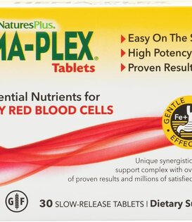 Nature's Plus Hema-Plex, 30t.