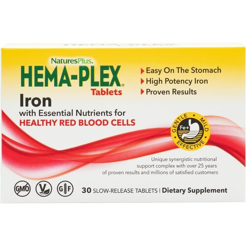 NATURE'S PLUS Nature's Plus Hema-Plex, 30t.