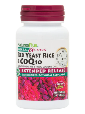 NATURE'S PLUS Nature's Plus Red Yeast Rice 600mg/CoQ10 100mg, 30t.