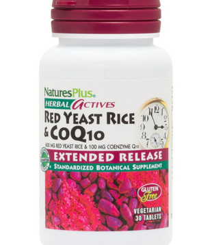 Nature's Plus Red Yeast Rice 600mg/CoQ10 100mg, 30t.