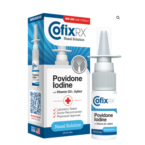 CofixRX Antiviral Povidone Iodine Nasal Spray 10ml
