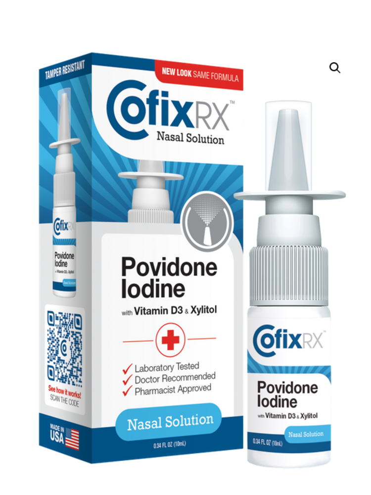 CofixRX Antiviral Povidone Iodine Nasal Spray 10ml