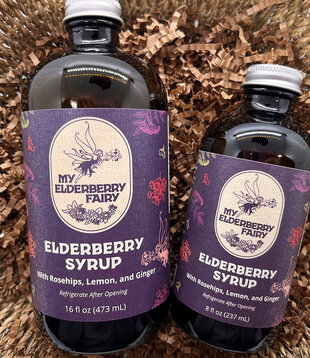My Elderberry Fairy Essential Elderberry Syrup, 8oz.