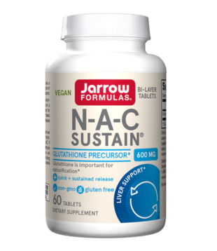 Jarrow N-A-C Sustain 600mg, 60tb.