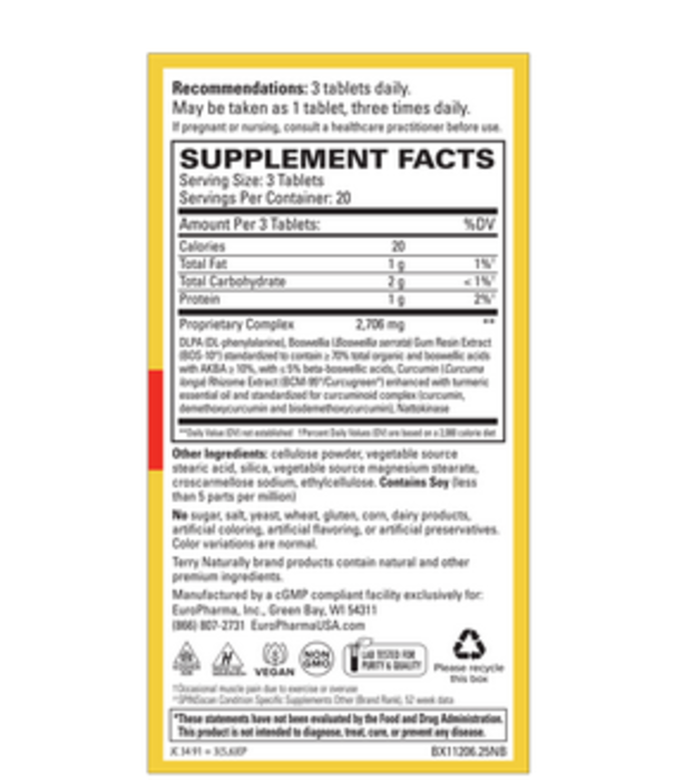 Terry Naturally Curamin Extra Strength, 30t.