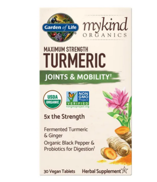 GoL myKind Organics Turmeric Max Strength, 30t