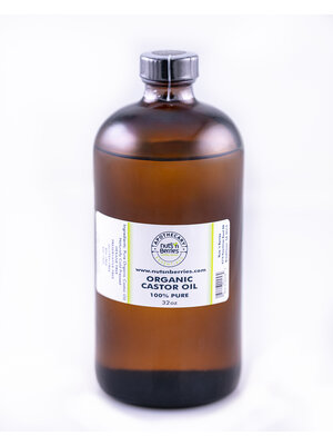 Apothecary Essentials Organic Castor Oil, Glass, 32oz