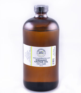 Apothecary Essentials Organic Castor Oil, Glass, 32oz