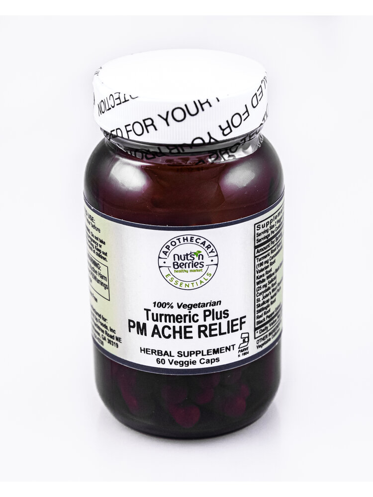 Apothecary Essentials Turmeric Plus, PM Ache Relief, 60vc