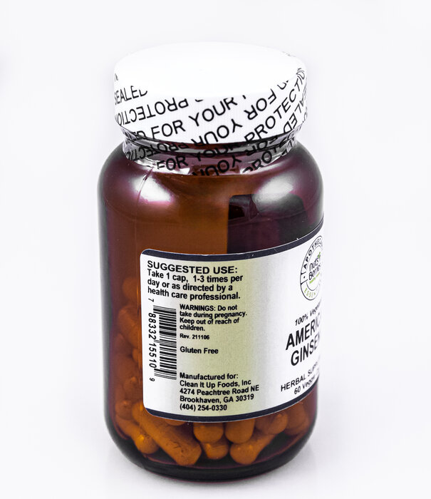 Apothecary Essentials Ginseng, American, 60vc
