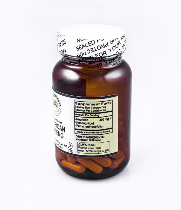 Apothecary Essentials Ginseng, American, 60vc