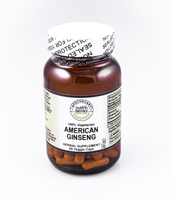 Apothecary Essentials Ginseng, American, 60vc
