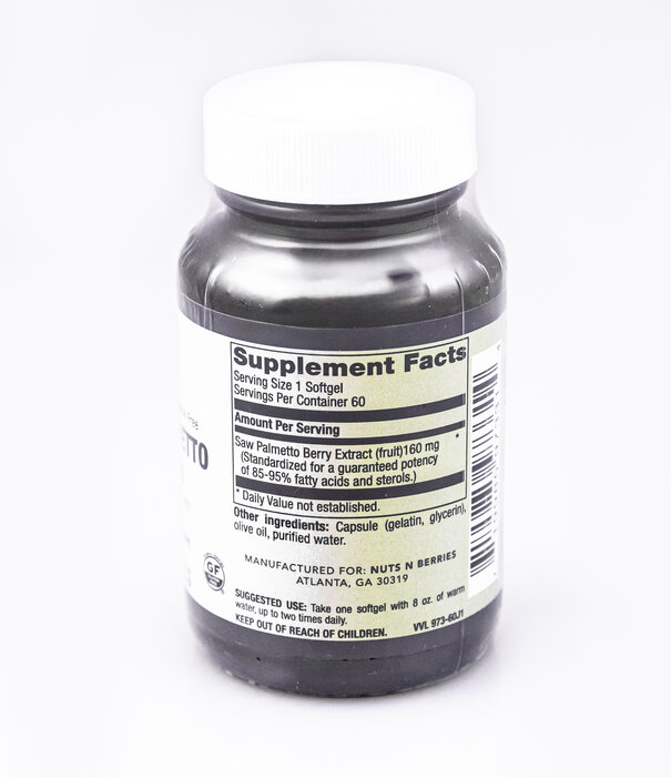 Apothecary Essentials Saw Palmetto 160mg 60sg