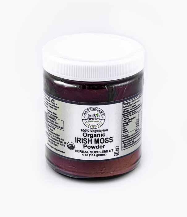 Apothecary Essentials Irish Moss Powder, Organic, 4oz