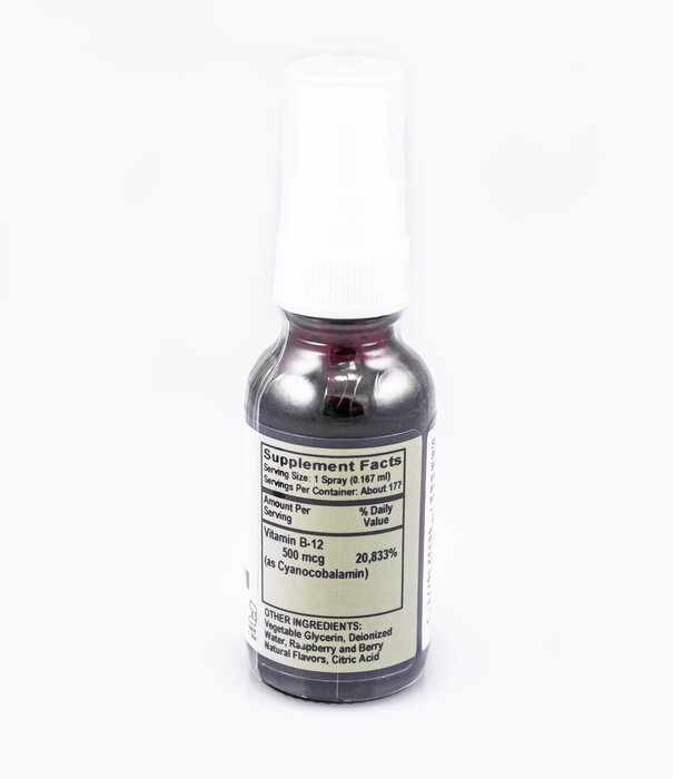 Apothecary Essentials B12, 500mcg, 1oz, spray