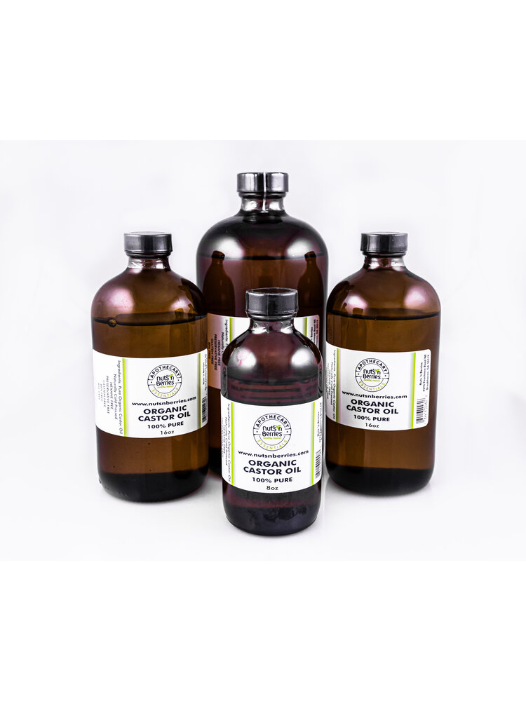 Apothecary Essentials Organic Castor Oil, 8oz