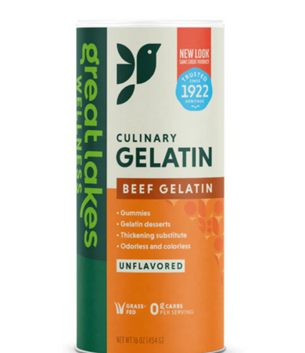 Great Lakes Gelatin Gelatin, Unflavored, 1lb.